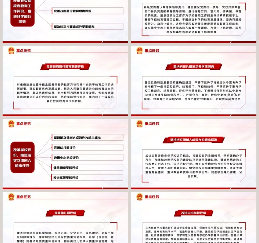 深化新时代教育评价改革总体方案PPT模板第3张