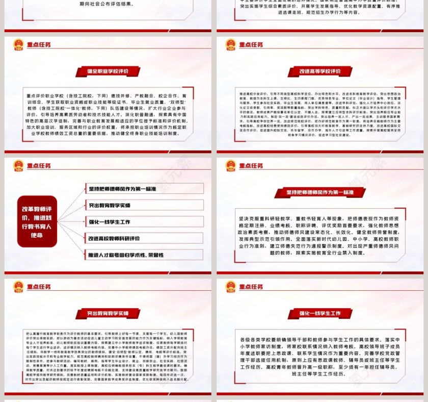 深化新时代教育评价改革总体方案PPT模板第4张