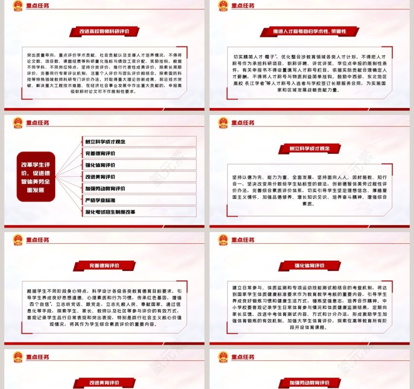 深化新时代教育评价改革总体方案PPT模板第5张