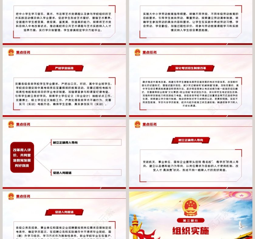 深化新时代教育评价改革总体方案PPT模板第6张