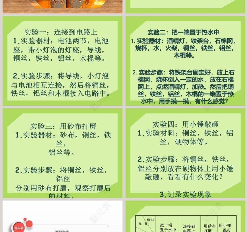 鄂教版五年级科学下册课件-金属教学ppt课件第4张