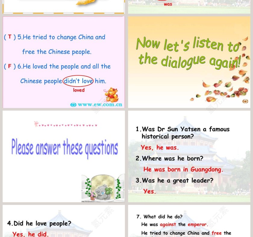 Unit 7-Dr Sun Yatsen教学ppt课件第4张