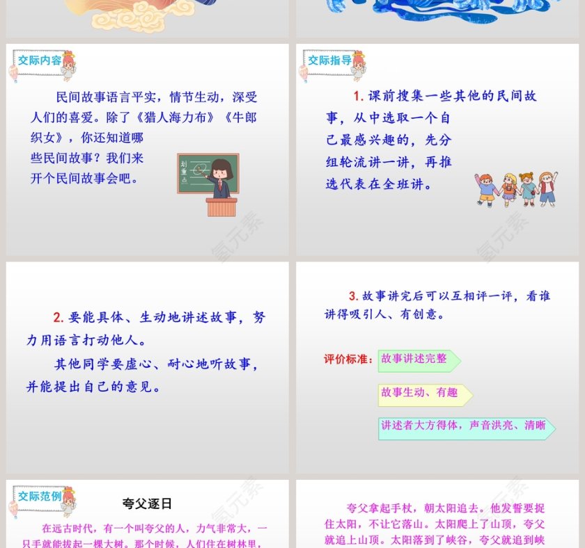 民间故事教学课件PPT第2张