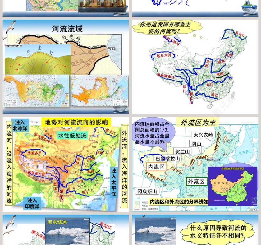 众多的河湖教学ppt课件第2张