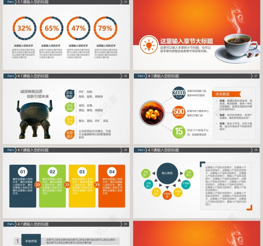 高端大气金融证券投资理财PPT模板第5张
