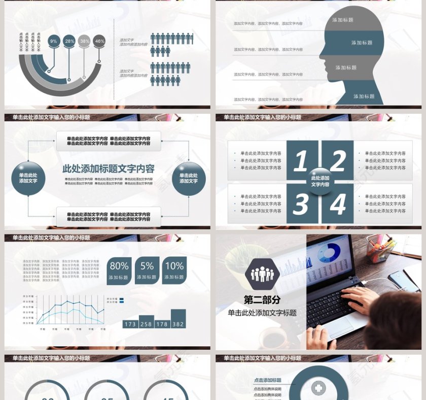财务总结PPT动态模板财务PPT第2张