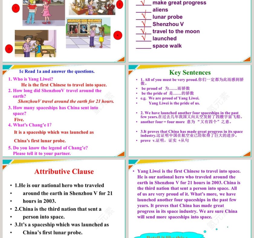 Unit 4 Topic 3China is the third nation that sent a person into spaceSection A PPT模板内容第3张