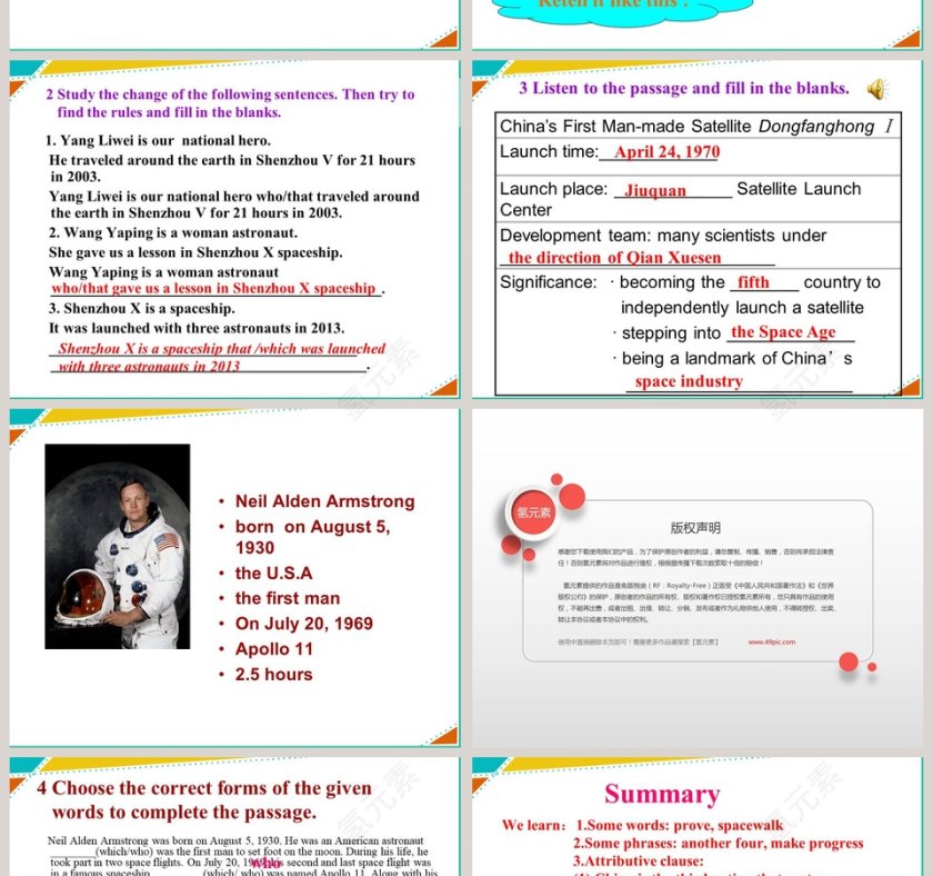 Unit 4 Topic 3China is the third nation that sent a person into spaceSection A PPT模板内容第4张