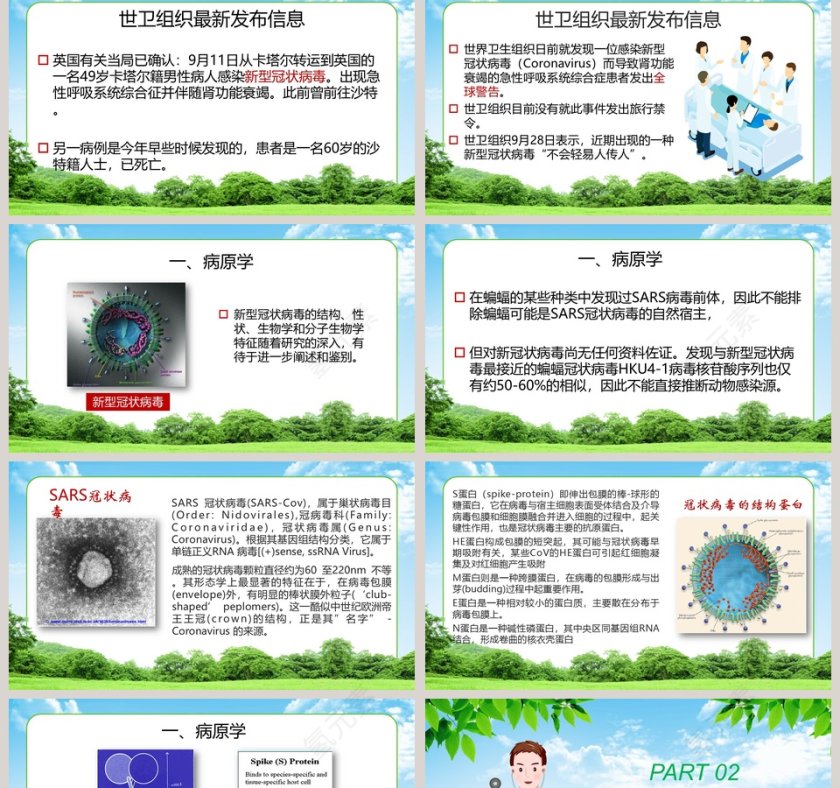 新型冠状病毒感染病例诊疗方案疫情PPT第2张