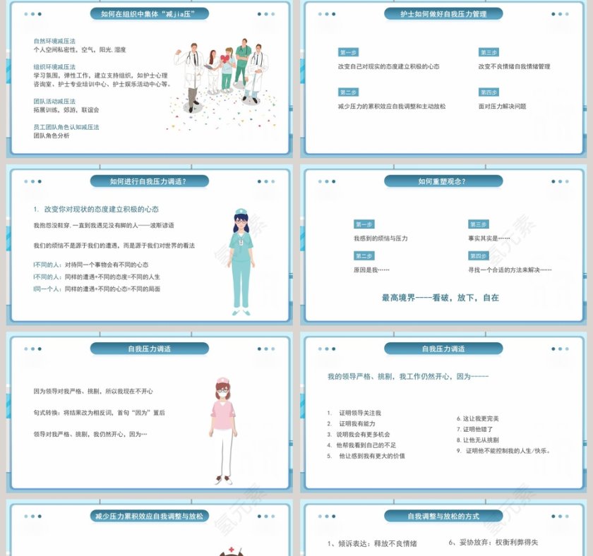 护士压力与情绪管理PPT模板第5张