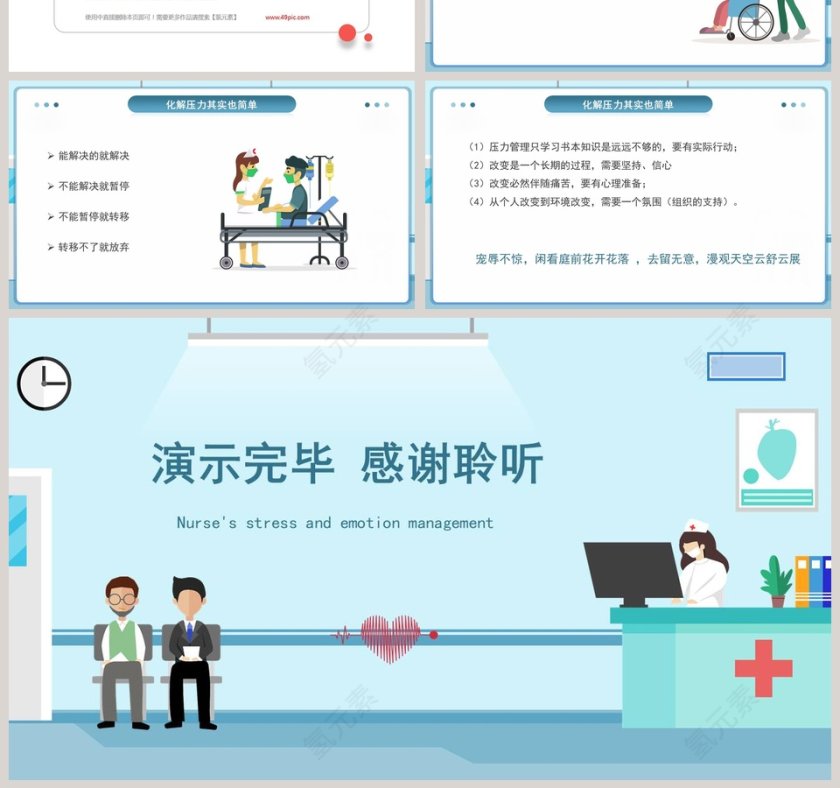 护士压力与情绪管理PPT模板第7张