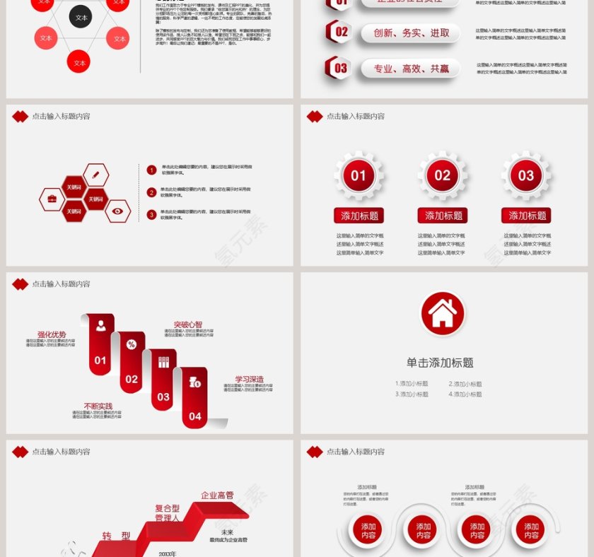 工作总结/工作汇报模板第3张