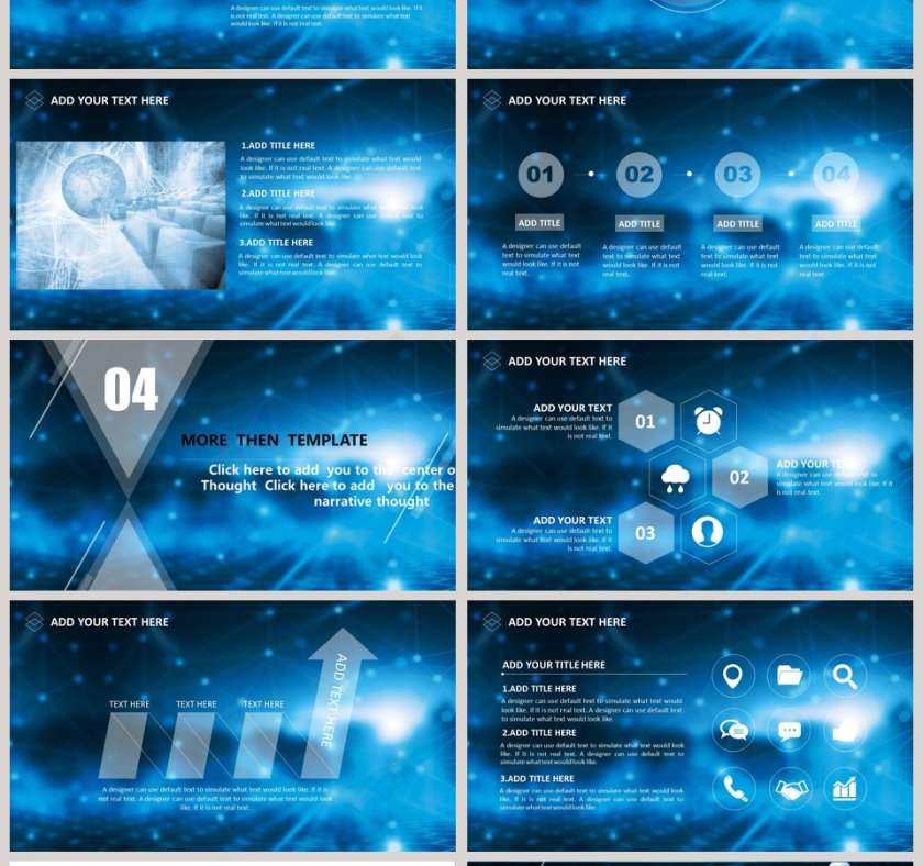 蓝色简约大气人工智能ppt第4张