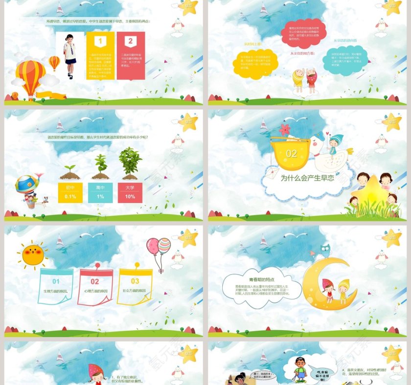早恋主题班会PPT第2张
