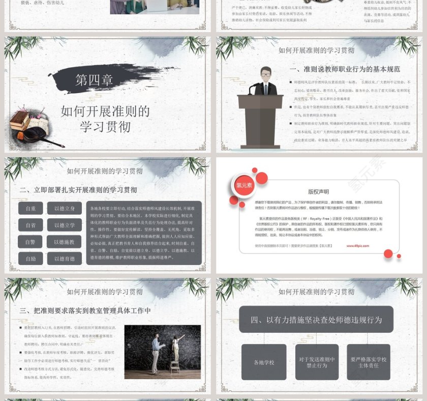 新时代教师职业行为十项准则ppt第4张