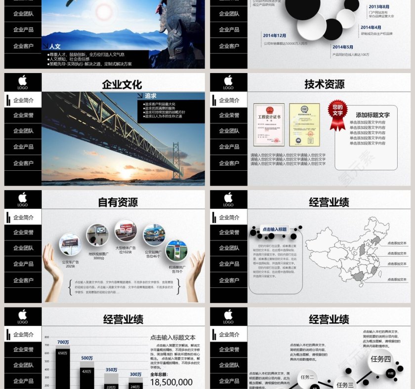 企业文化宣传PPT模板企业简介介绍PPT第3张