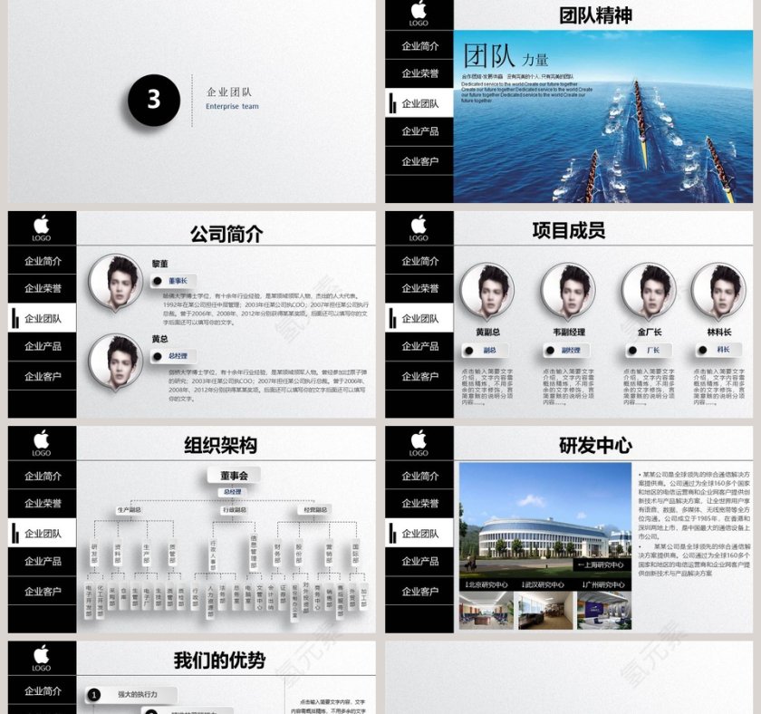 企业文化宣传PPT模板企业简介介绍PPT第5张