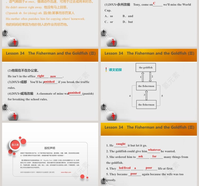 The Fisherman and the Goldfish-Unit 6   Movies and Theatre教学ppt课件第5张