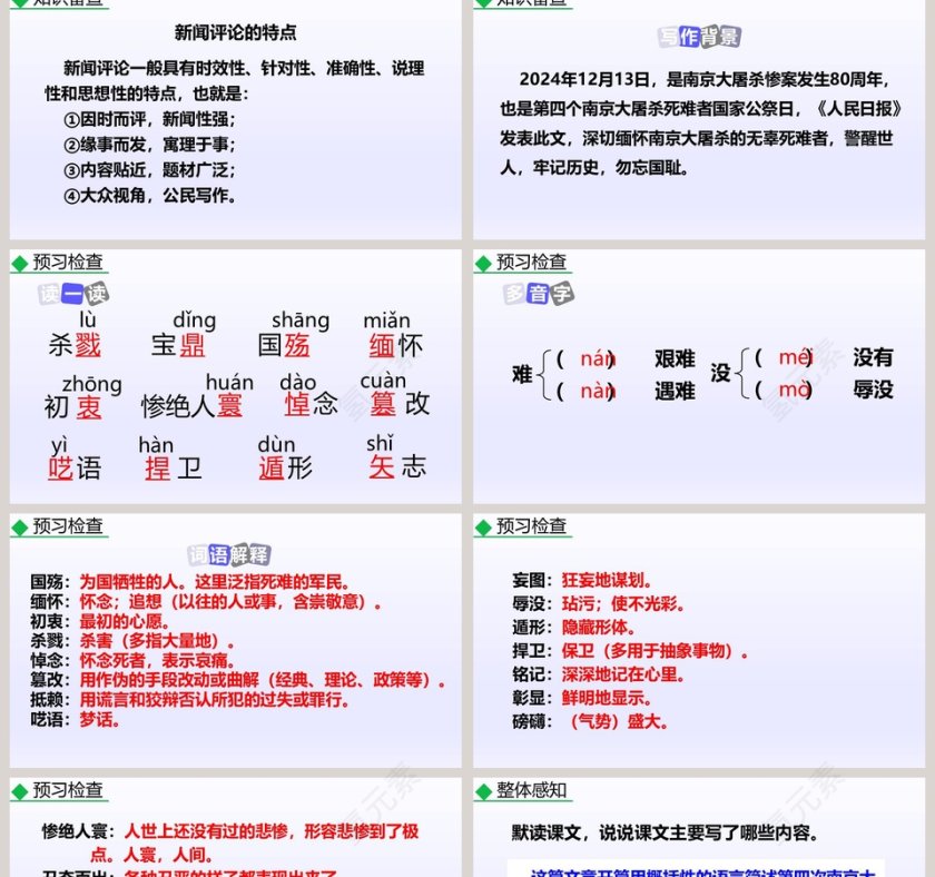 课文解读国行公祭为佑世界和平语文课件PPT第2张