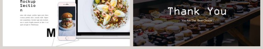 精品韩国美食食物比萨西高档餐饮餐厅介绍动态创意清新PPT模板第6张