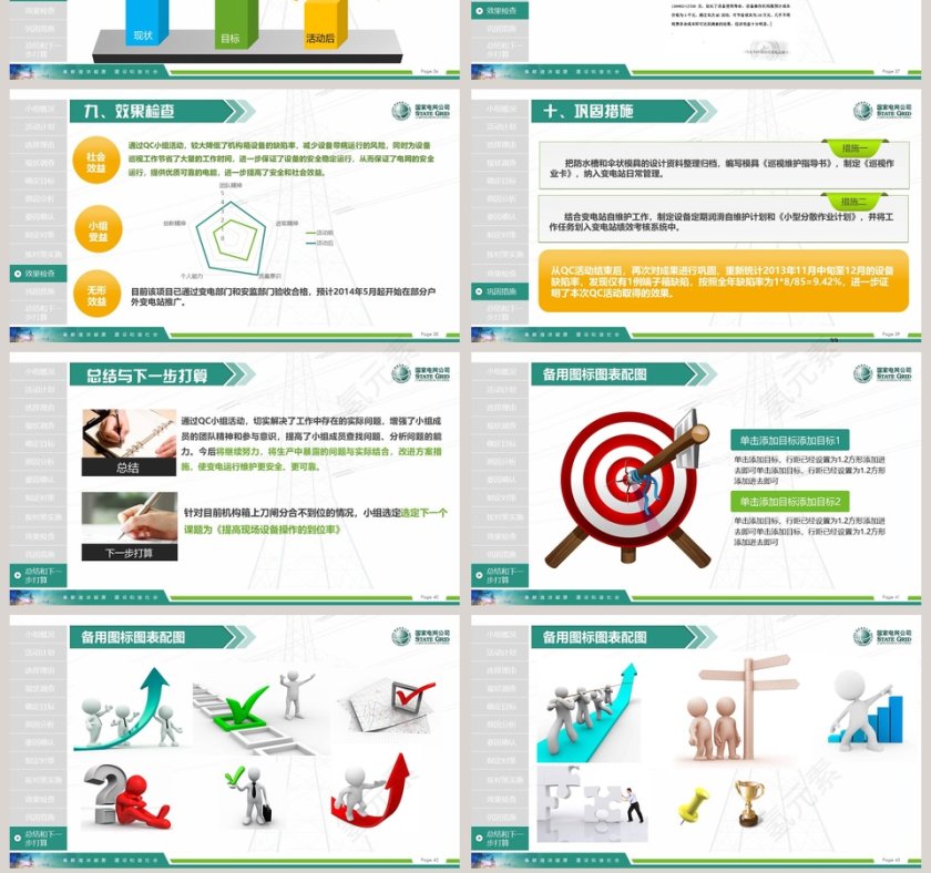 导航国家电网QC模板第7张