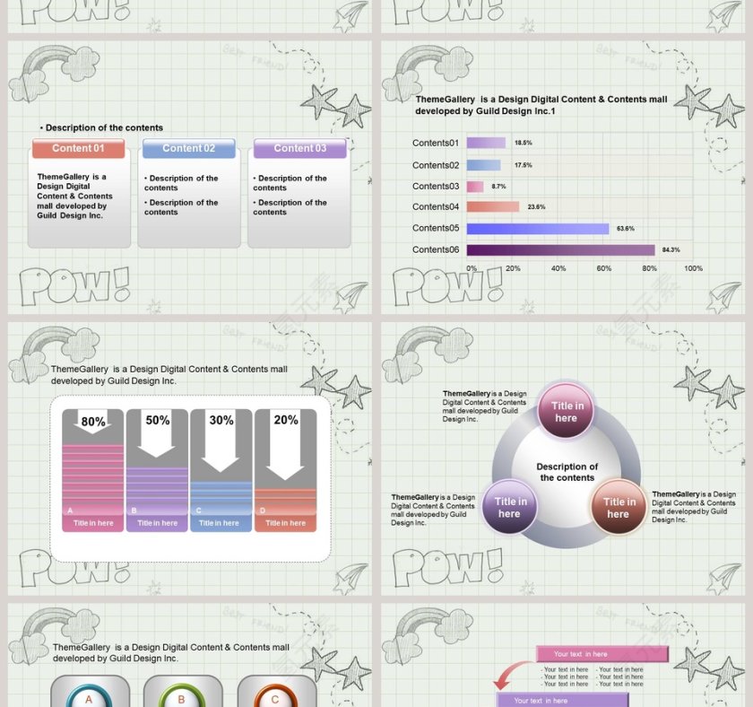 灰色卡通手绘风格教育培训PPT第6张