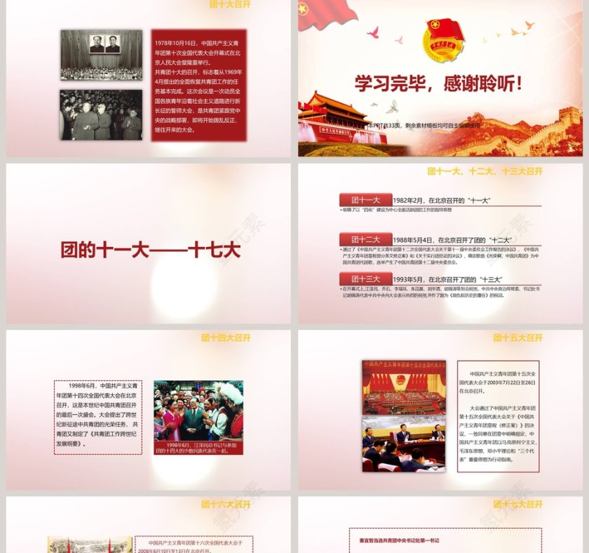 党史党政党建共青团历史课件第5张