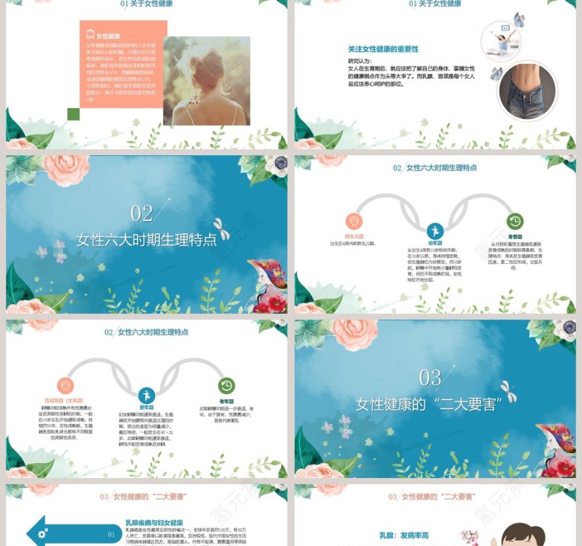 女性健康知识讲座ppt第2张