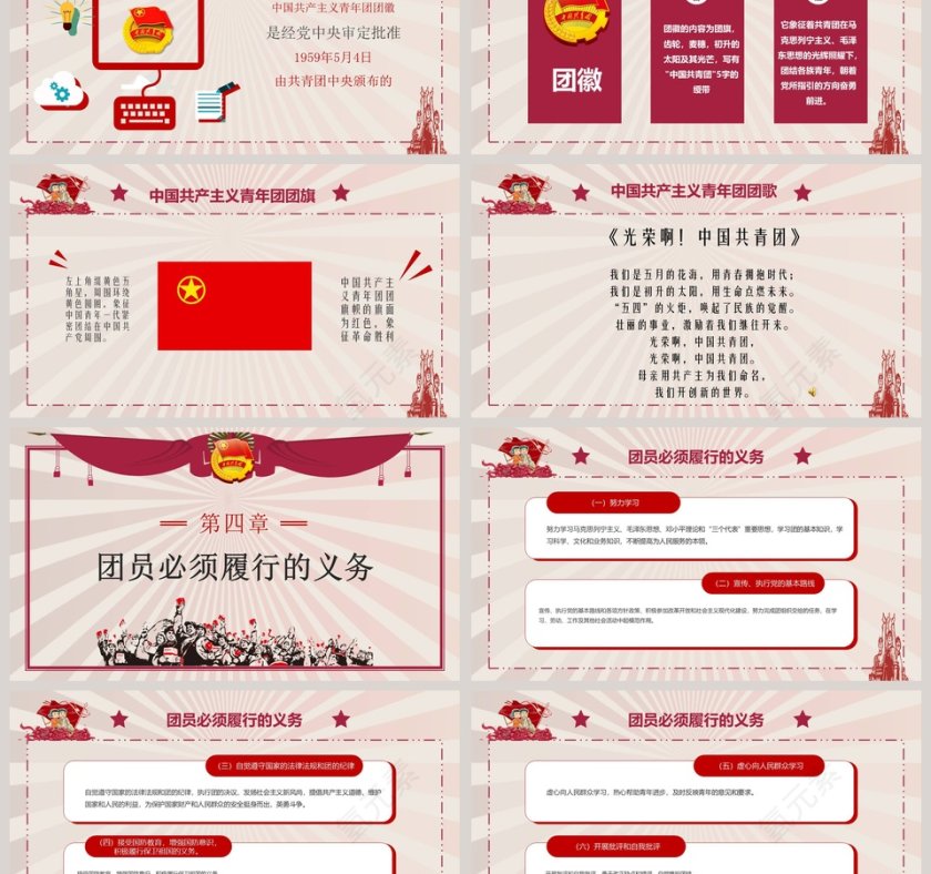 五四共青团团员入团宣传教育PPT第3张