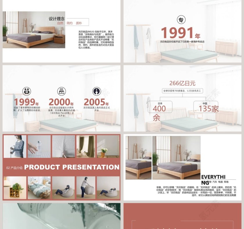 简约唯美家具品牌产品介绍PPT模板第2张