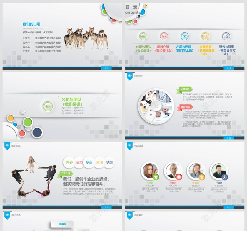 商业融资计划书商业计划书PPT第2张