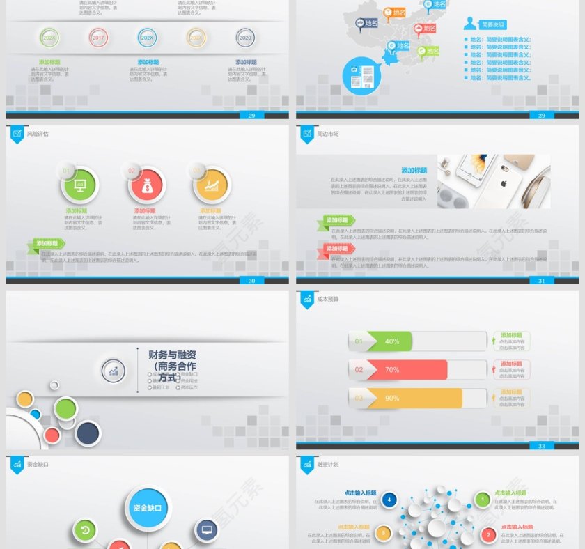 商业融资计划书商业计划书PPT第6张