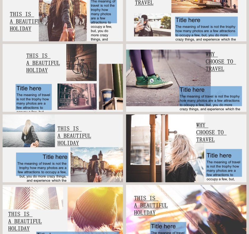 旅行相册PPT第3张