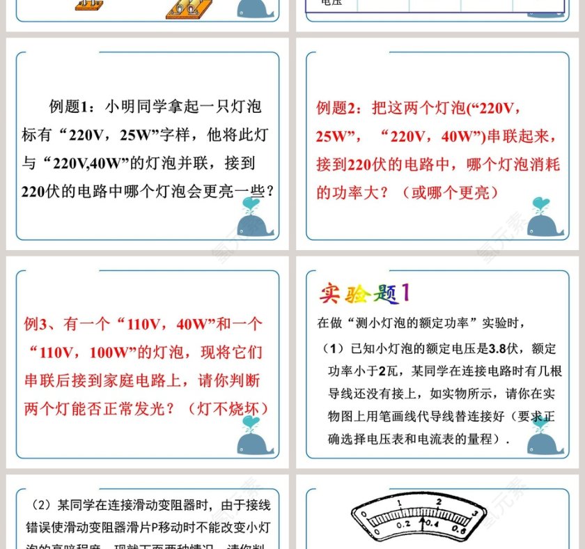 使用PPT模板制作说明书：怎样使用电器正常工作的教程第4张