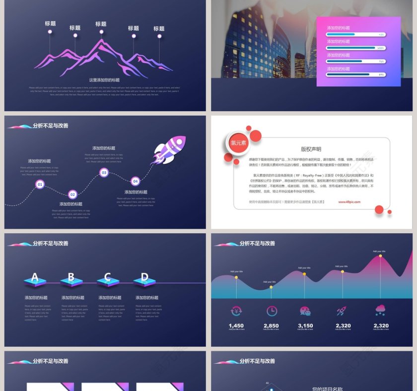 黑洞科技运筹帷幄工作总结PPT第5张