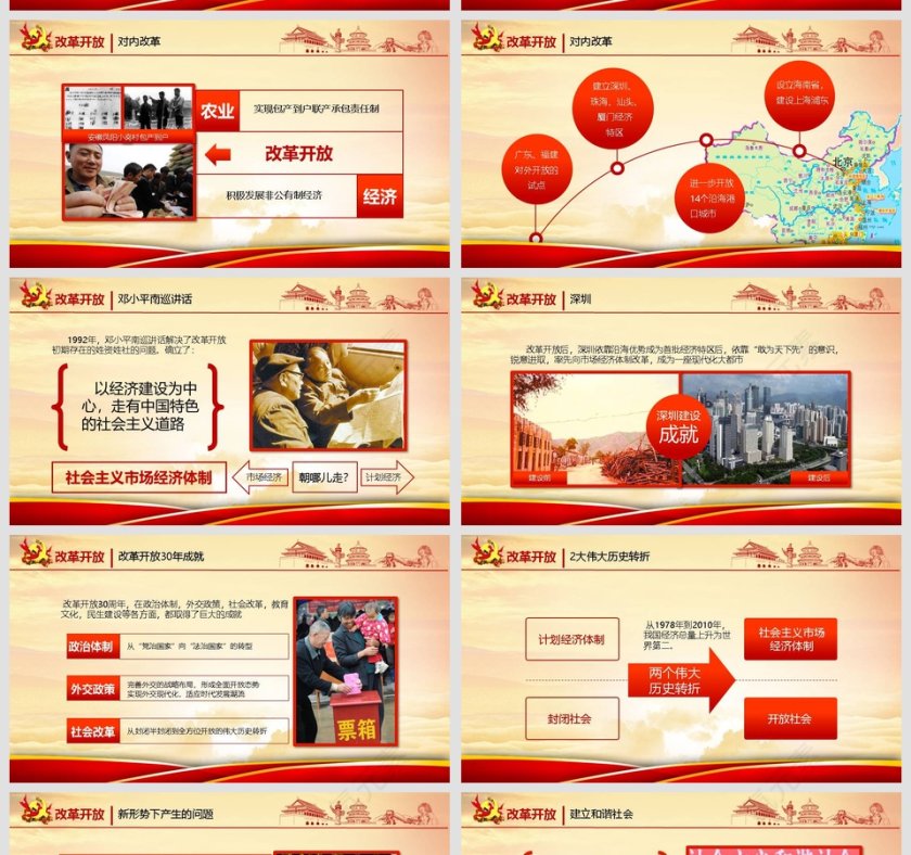 党的光辉历程中国共产党党史学习教育PPT模板第5张