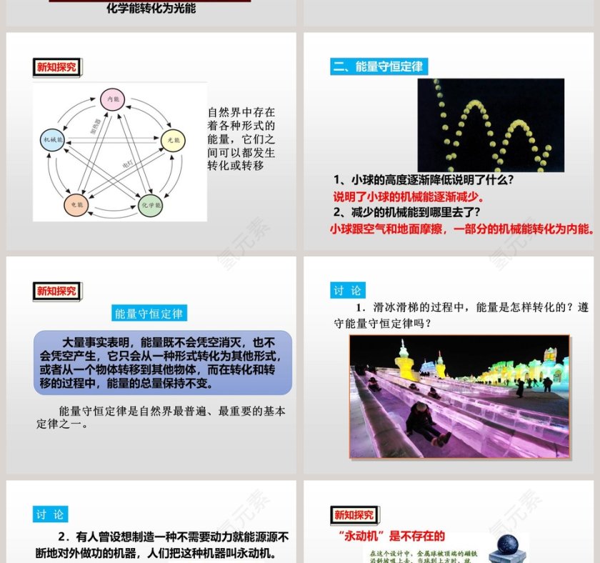 第-节能量的转化与守恒教学ppt课件第6张