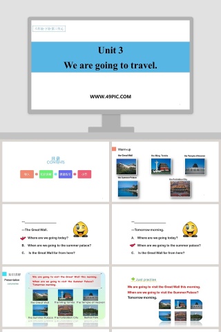 Unit 3-We are going to travel教学ppt课件