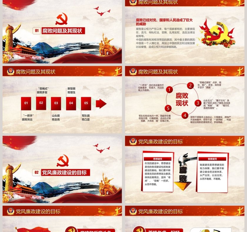 党风廉政建设和反腐败斗争党课PPT第2张