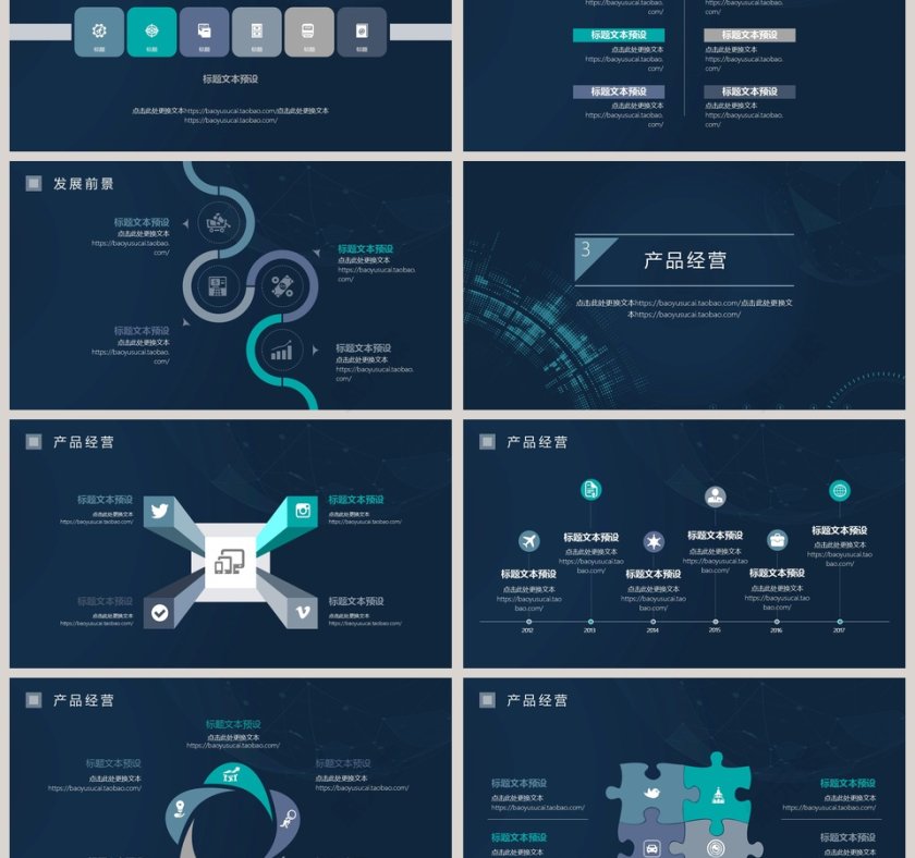 完整框架商业计划书PPT模板第3张