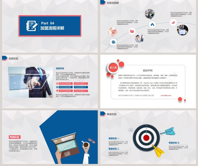 加盟连锁招商计划书PPT模板第5张