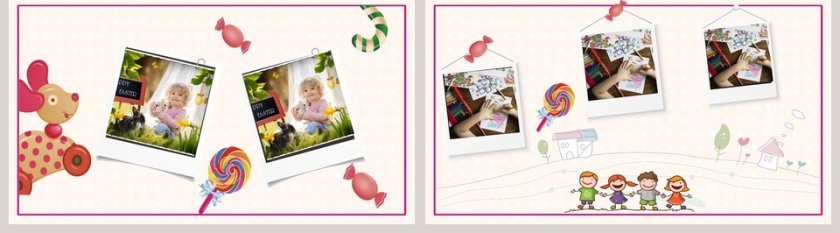 粉色简约大气卡通儿童节卡通可爱风PPT第5张