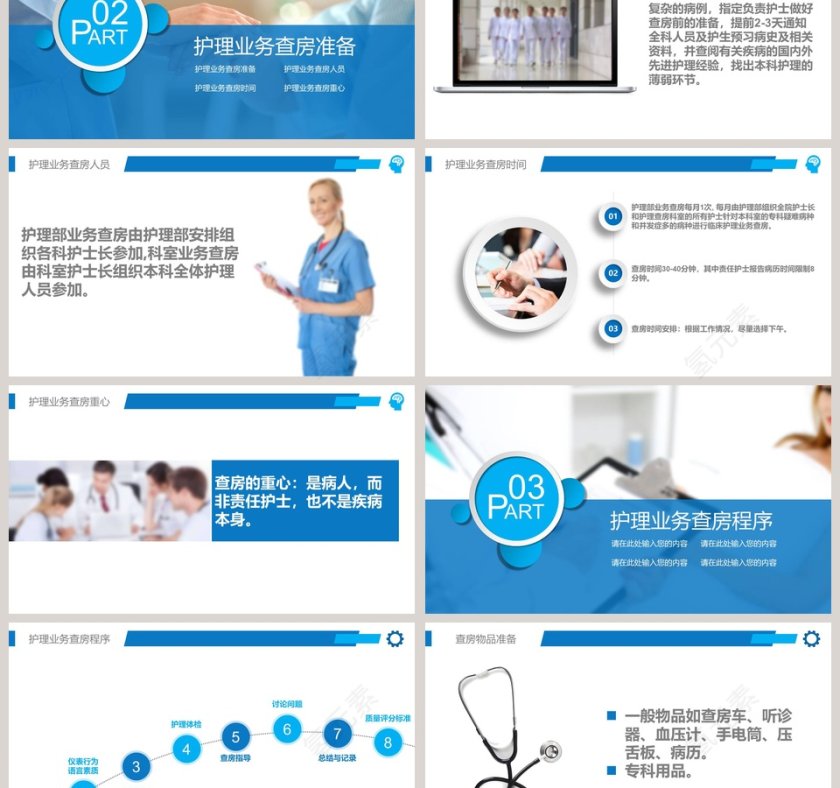 医学院医疗机构护理业务查房PPT第3张