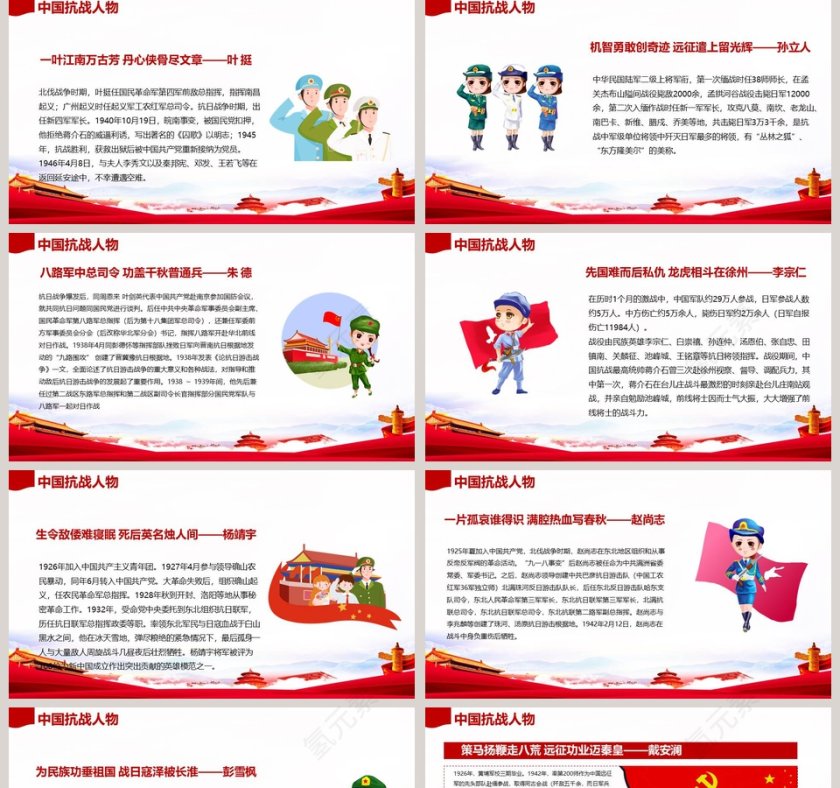 抗日战争胜利纪念日主题班会第5张