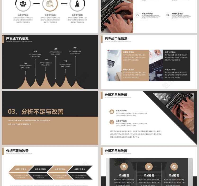2019简约时尚项目汇报模板商业计划书PPT第3张