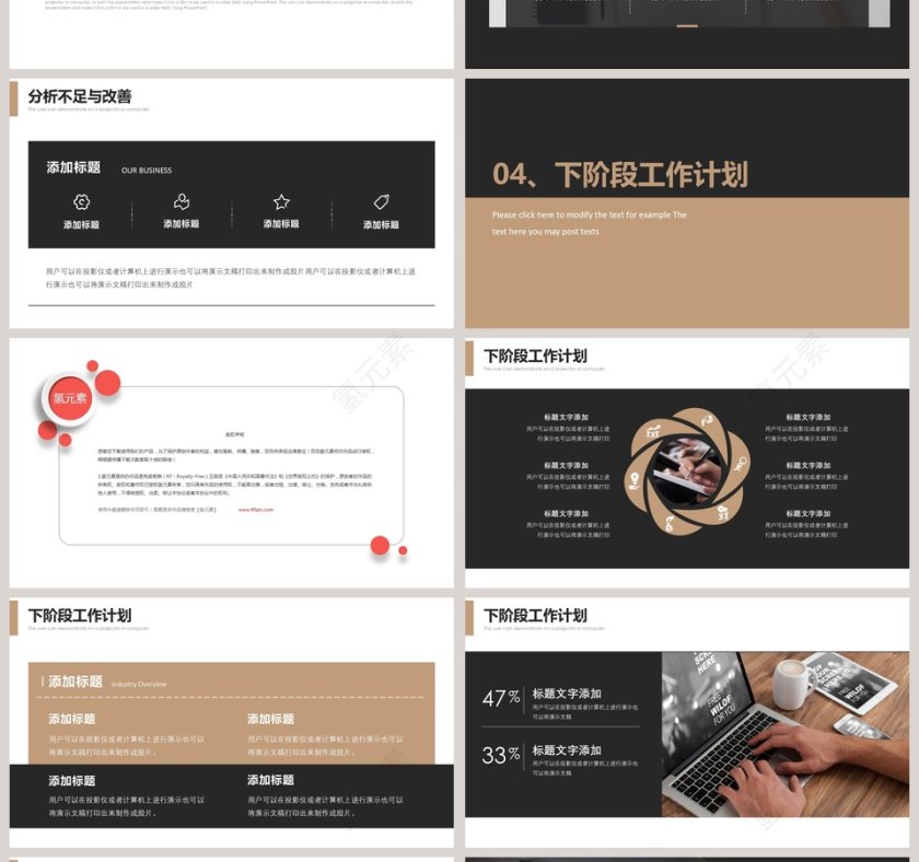 2019简约时尚项目汇报模板商业计划书PPT第4张