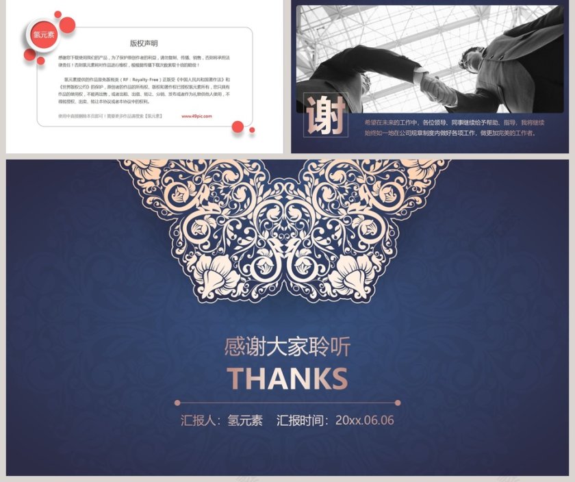 年度计划工作汇报年终总结PPT模板第5张