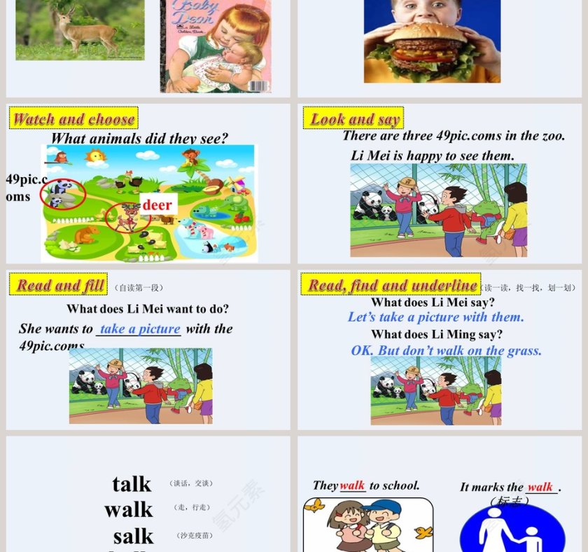 They are in the zoo-Unit 2  Good Behaviour教学ppt课件第3张