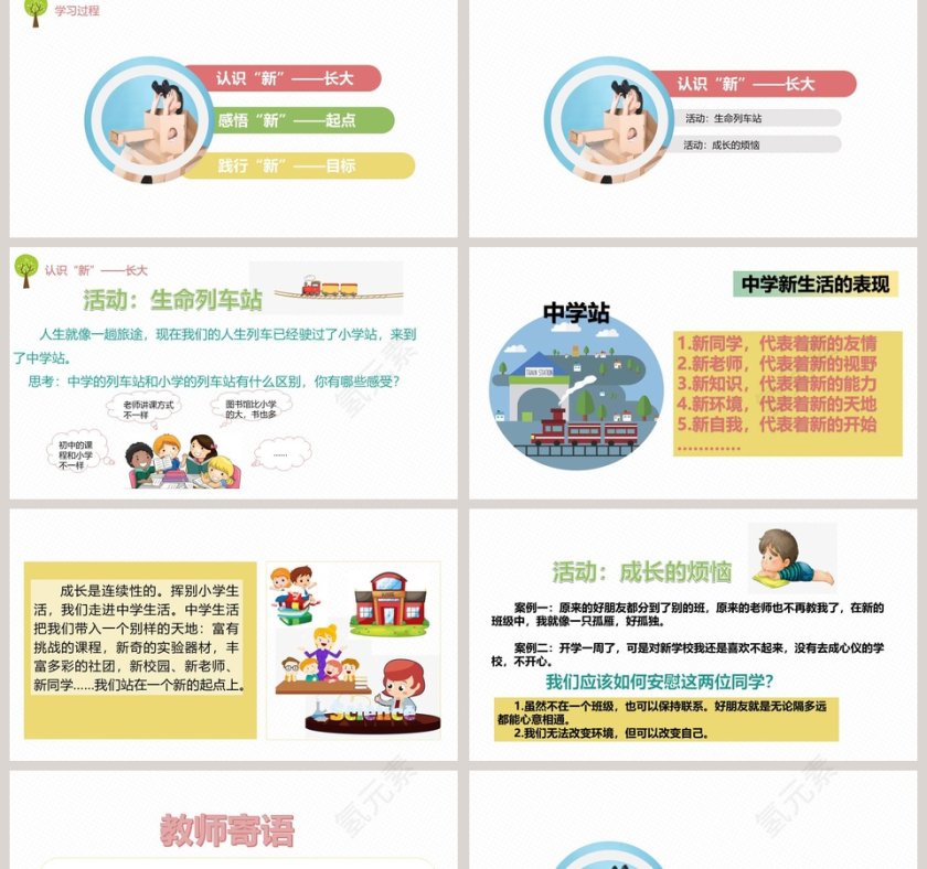 第一课  中学时代教学ppt课件第2张