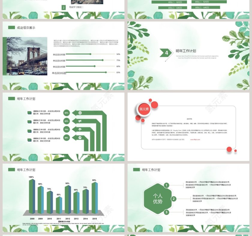 2018转正述职报告PPT模板第4张